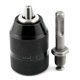 thumbnail image 1 of Adaptador SDS de mandril sin llave JAMW para taladros Dewalt Bosch 10 mm 1/2 negro plateado, 1 of 4