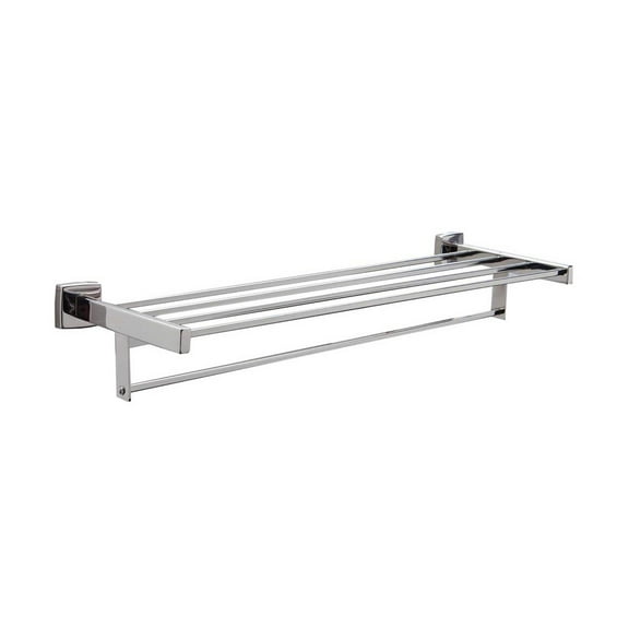 Gamco-76767X24 -Towel Shelf with Bar - 24" - Satin Finish
