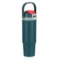 thumbnail image 4 of Ozark Trail 30oz Vacuum-Insulated Stainless Steel Dual Lid Insulated Tumbler, Double Wall Vacuum Insulated Travel Tumbler with Sip & Chug Lid,, Green, 4 of 11