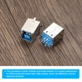 thumbnail image 5 of Uxcell USB Connector 3.0 Type B 9Pin Female 180 Degree Jack Solder USB Repair Replacement Adapter 2 Pack, 5 of 5