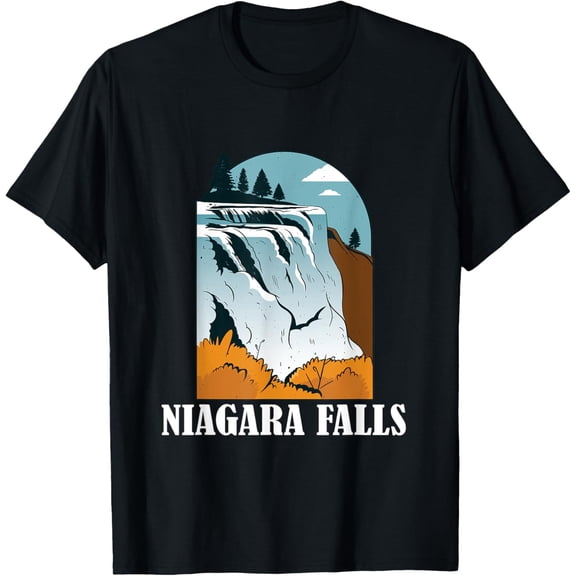 Exquisite and comfortable-Canada Niagara Falls Canadian Attractions Canadian Flag T-Shirt
