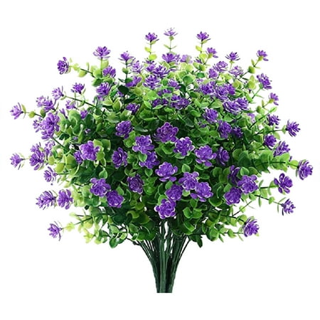 

XiLanHUA Clearance 10pc Artificial Lower Plastic Simulation Green Shrub Indoor Outdoor Garden Decoration Encryption Camellia