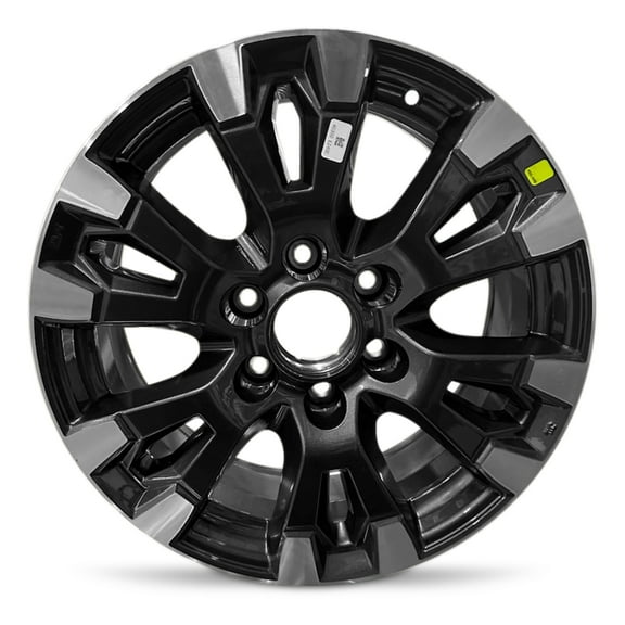 For 2017-2024 Nissan Titan 18 Inch Machined Face with Painted Inlay Charcoal Alloy - New OEM Rim - Road Ready Car Wheel