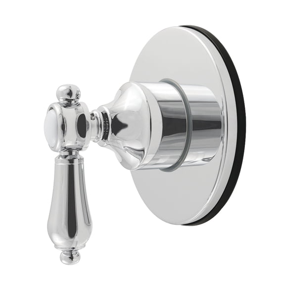 Kingston Brass KS4031BAL Heirloom Single-Handle Six-Way Diverter Valve with Round Trim Kit in Polished Chrome
