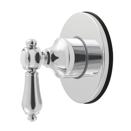 Kingston Brass KS4031BAL Heirloom Single-Handle Six-Way Diverter Valve with Round Trim Kit in Polished Chrome