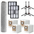 thumbnail image 6 of 1 Main Brush 4 Side Brushes 4 Cleaner Bag 2 Filter For Eufy For Omni E25 E28 Vacuum Cleaner Cleaning Appliance Accessories, 6 of 7