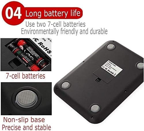 Electronic Scales Digital Kitchen Scales, Electronic Cooking Food Scale, Ultra Slim Design, Accurate Weighing