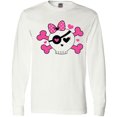 thumbnail image 3 of Inktastic Girl Pirate Skull Valentine Long Sleeve T-Shirt, 3 of 5