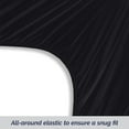 thumbnail image 2 of Elegant Comfort 1500 Premium Hotel Quality 1-Piece Fitted Sheet, All Around Elastic, Deep Pocket, Softest Quality Microfiber - Full Black, 2 of 4