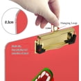 thumbnail image 4 of FMSHPON Cartoon Cute Roaring Dinosaur Clipboard Hardboard Wood Nursing Clip Board and Pull for Standard A4 Letter 13x9 inches, 4 of 6