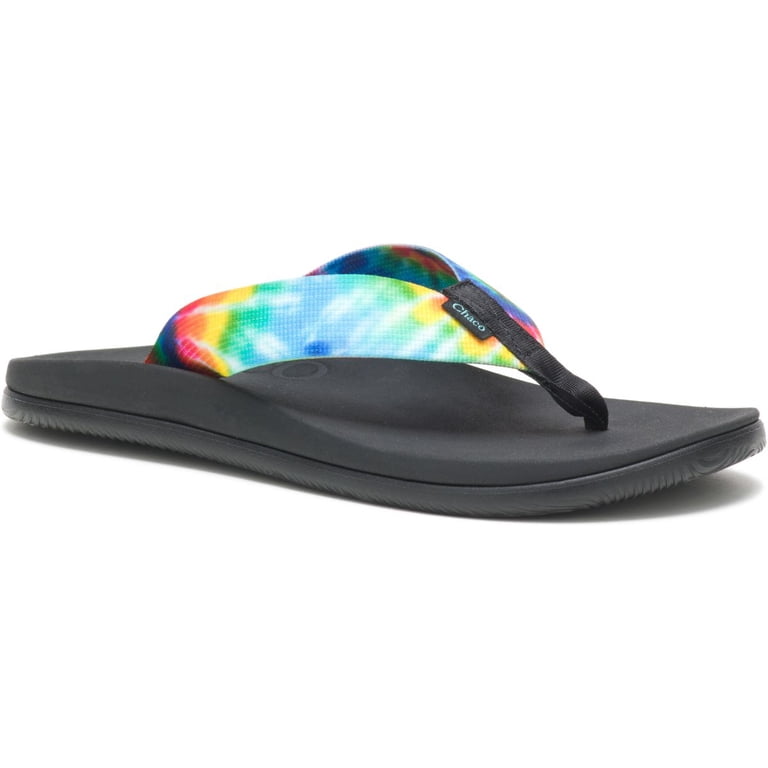 Chaco Chillos Flip Women Dark Tie Dye - Walmart.com