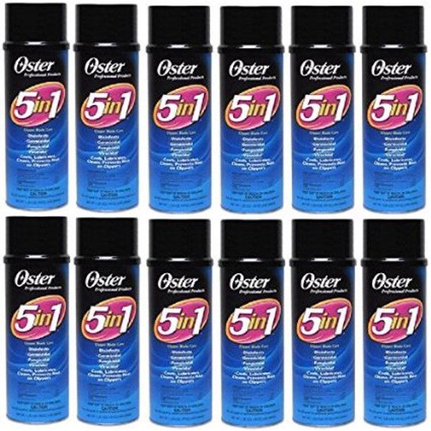 Case of 12 cans of 14oz Oster 5 in 1 Blade Cool Care Spray Coolant