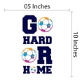 thumbnail image 4 of Sports Wall Decals for Boys Bedroom - Go Hard or Home Cute Typography Ball DIY & Creativity Boy Girl Bedroom Wall Sticker - Size: 5 In x 10 In, 4 of 4