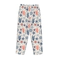 thumbnail image 3 of Lsque Starfish Shell Print Women's Pajama Pants, Lounge Pant - Comfortable Home Wear,Elastic Waistband, Stylish Design-Medium, 3 of 9
