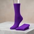 thumbnail image 3 of Tipi Toe Womens Soft & Stretchy Polyester Crew Socks – Casual & Dress Styles (12 Colors), 3 of 4