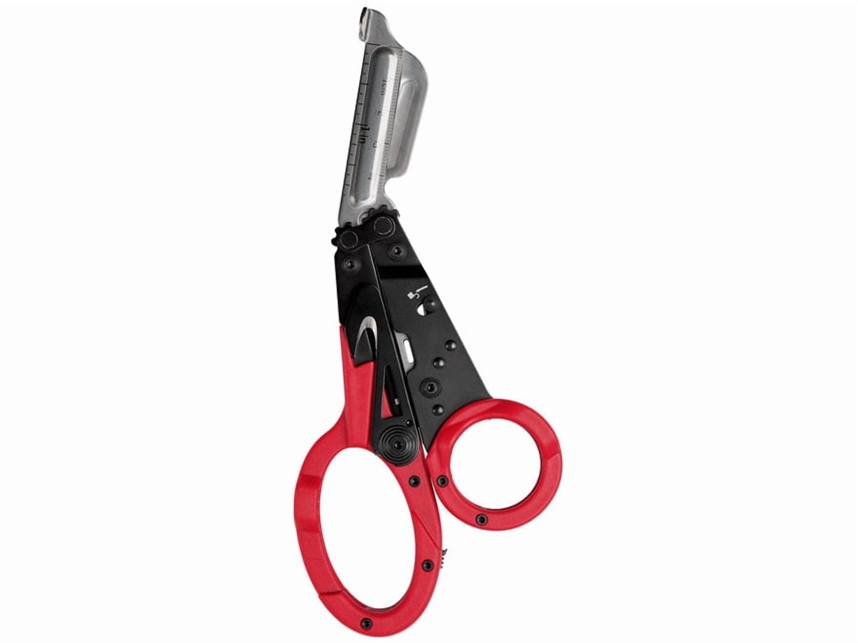 SOG Stainless Steel ParaShears- Multi-Tool with 11 Specialty Tools and Smooth Cutting Action in Red