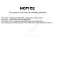 thumbnail image 2 of Transit Auto Front Complete Suspension Shocks Strut and Coil Spring Mount Assemblies Kit for Car Ford Explorer Police Interceptor Utility - Left Right Side (Driver Passenger) K78A-100371, 2 of 2