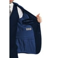 thumbnail image 2 of Mens Two Button Ultra Slim Fit Tone On Tone Notch Lapel Suit, 2 of 4