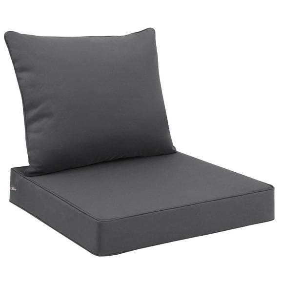 Juego de cojines para asiento exterior Favoyard impermeable 60x60 cm