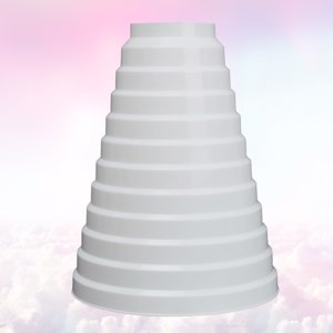 COOPHYA Adaptateur de tuyau d'échappement en plastique blanc