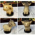 thumbnail image 1 of Yak Table Lamp Lighted Calf Animal Desk Light Ornament for Home Bedroom Bedside Decor, 1 of 4