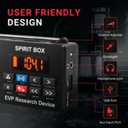PARANORMIC Spirit Box — Ghost Hunter’s Choice Equipment Kit with 32 GB Micro SD & Integrated Flashlight for Ultimate Paranormal Investigations and EVP Sessions