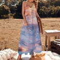 thumbnail image 2 of Water Splash Ripple Sleeveless Dress Woman Fashion Long Dresses Women's Summer Suit Dress Summer 2025 Women, 2 of 7