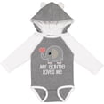 thumbnail image 3 of Inktastic My Auntie Loves Me Niece Boys or Girls Long Sleeve Baby Bodysuit, 3 of 5