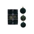 thumbnail image 2 of Christmas Decorations 6 PCS Flocked Christmas Balls Ornaments Set Multiple Styles Of Christmas Tree Decorations, 2 of 8