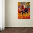 thumbnail image 3 of Trademark Fine Art 'Immenent Charge Moose' Canvas Art by Marion Rose, 3 of 3