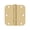 Gold, variant on Deltana S35R5BB4 3-1/2" x 3-1/2" x 5/8" Radius Hinge; Ball Bearing; Satin Brass Finish