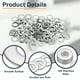 thumbnail image 3 of Arandela Plana M6 para Tornillo, 120Pcs Arandelas de Acero Inoxidable 304 6MM ID x 10MM OD x 0.5MM de Grosor (Tono Plateado), 3 of 6