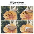 thumbnail image 4 of WERPE Butterflies Full White Round Tablecloth, Full Width Single-Sided Printing, 100% Polyester Fiber, Elastic Band Closure, Suitable for 36in-70in Round Tables White, 4 of 7