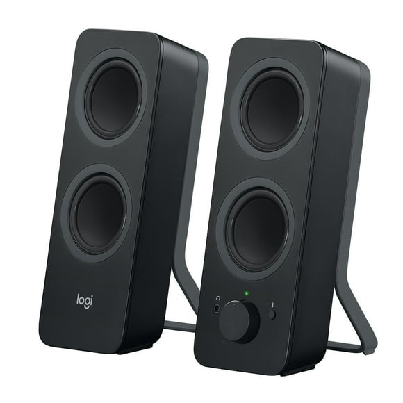 Altavoz estéreo multidispositivo Logitech Z207 2.0 (negro) (renovado)