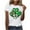 White, variant on Lovzfmll Women's St. Patrick‘s Day Print Pullover, Short Sleeve Casual Round Neck Top, Festive Soft Tee