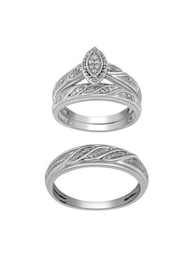 His Hers Sets Product Image Ss 1 10 Cttw Marquise Trio Set