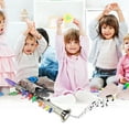 thumbnail image 4 of Jouet Saxophone Argenté pour Enfants Instrument de Musique pour Groupe Activité de Simulation, 4 of 6