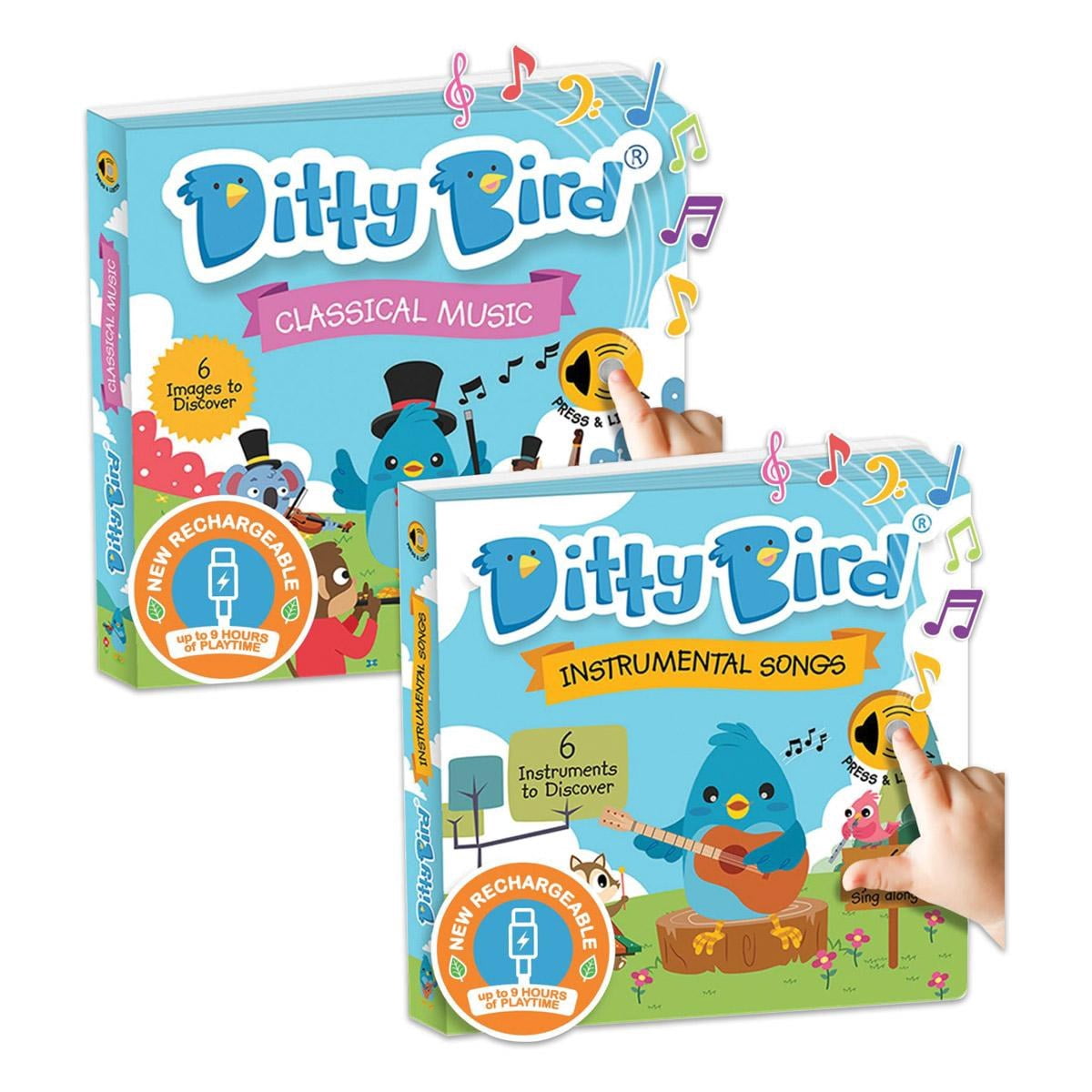 DITTY BIRD Livre pour tout-petits Édition Oiseaux | Livre sonore d'oiseaux réaliste | Livres de planche interactifs sur les pigeons pour tout-petits de 1 à 3 ans | Livres sensoriels et musicaux DITTY BIRD Livre pour tout-petits Édition Oiseaux | Livre sonore d'oiseaux réaliste | Livres de planche interactifs sur les pigeons pour tout-petits de 1 à 3 ans | Livres sensoriels et musicaux
