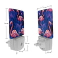 thumbnail image 7 of PhooArto Flamingos on Purple Galaxy Plug in LED Night Light Auto Sensor Dusk to Dawn Decorative Night for Bedroom, Bathroom, Kitchen, Hallway, Stairs, Baby's Room, Energy Saving, 7 of 7