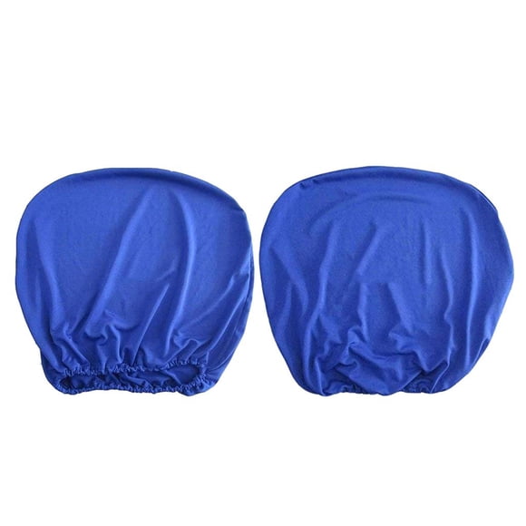 Fundas extraíbles para silla de computadora Funda protectora giratoria para cojín de oficina azul