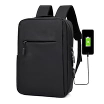 Youersen Laptop Backpack with USB Charging Port for Travel, Business, and Casual Use, Black, 14 inch