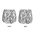 thumbnail image 4 of Disketp Hand Drawn Snake Print Women's Shorts Workout Shorts for Athletic Gym Running Shorts with Phone Pockets XX-Large, 4 of 8