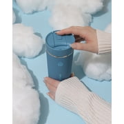 ThermoFlask Insulated Stainless Steel Coffee Travel Mug with Sip-N-Lok Lid, 16 oz, Shaded Teal