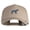 Khaki, variant on Cane Corso Embroidered Big Size Solid Cotton Twill 5 Panel High Profile Pro Style Snap Cap - Black OSFM