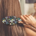 thumbnail image 3 of Day Of the Dead Halloween Pattern Hair Brush,Girls Detangling Hair Brush,Glide Through Tangles with Ease for Wet & Dry Hair,8.8"X2.8", 3 of 7