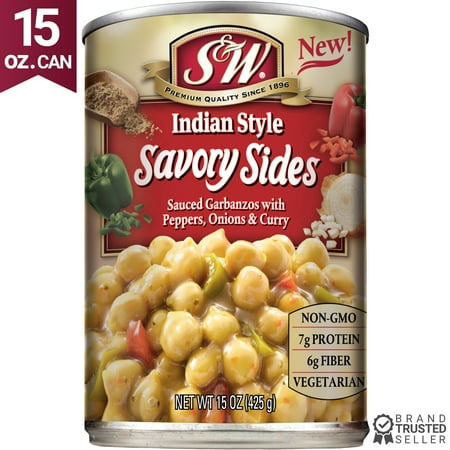 INDIAN STYLE SAUCED GARBANZOS WITH PEPPERS, ONIONS & CURRY, INDIAN STYLE