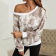 thumbnail image 4 of Gibobby Sudaderas para mujer oferta Suéter de Navidad para mujer cuello redondo manga larga suéter de Navidad casual para Navidad simple(Caqui,M), 4 of 5