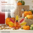 thumbnail image 3 of Alpine Corporation Metal Turkey Pumpkin Decorating Craft Kit, Red/Yellow, 3 of 12