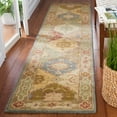 thumbnail image 2 of SAFAVIEH Antiquity Augustin Transitional Bordered Wool Runner Rug, Multi/Beige, 2'3" x 12', 2 of 10