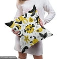 thumbnail image 5 of Ambesonne Fish Fabric by the Yard Upholstery, Underwater Creatures Yellow, 3 Yards, Earth Yellow Black and White, 5 of 5